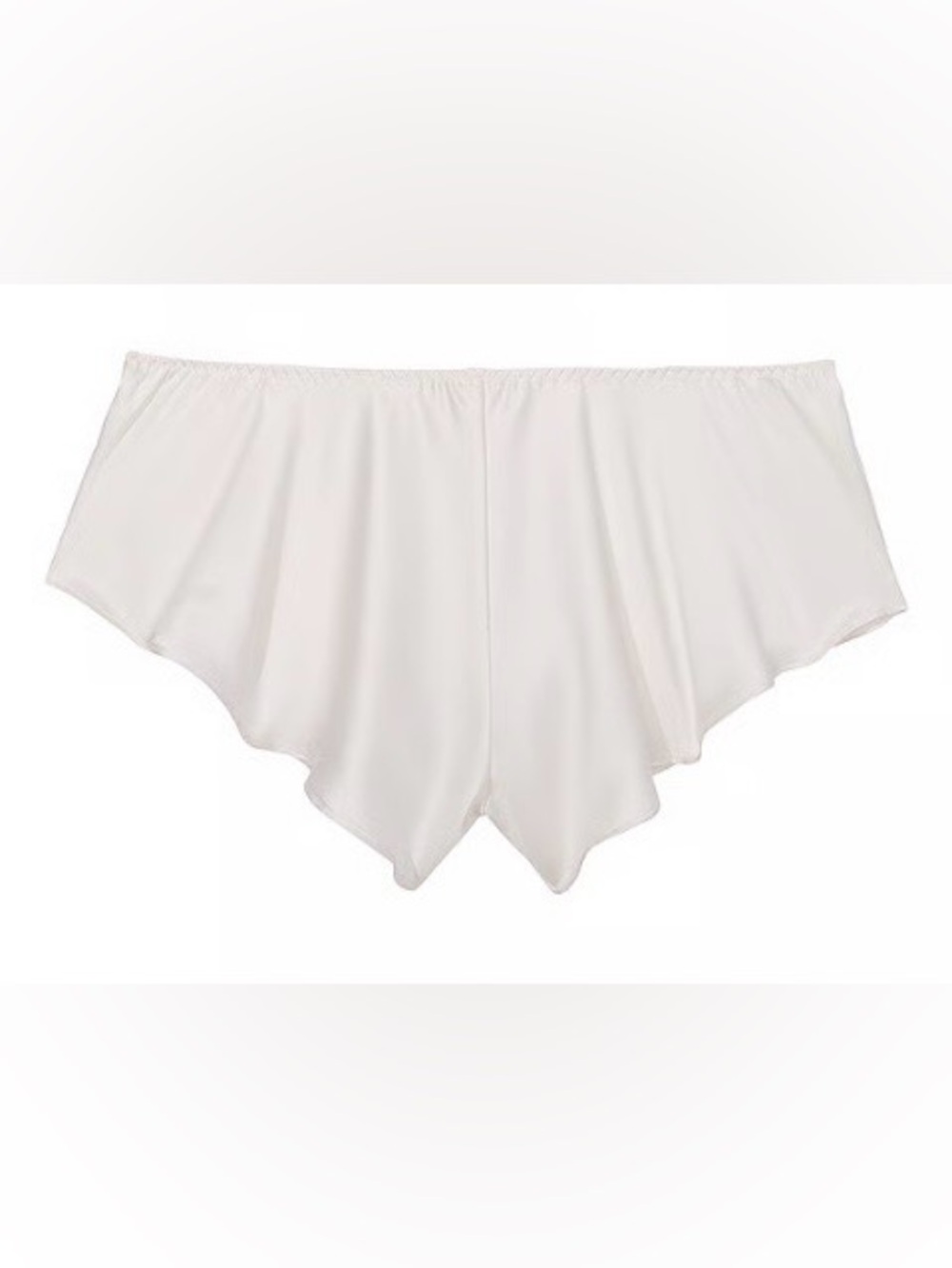 Victoria’s Secret Satin Pajama Shorts Size XL NWT Coconut White